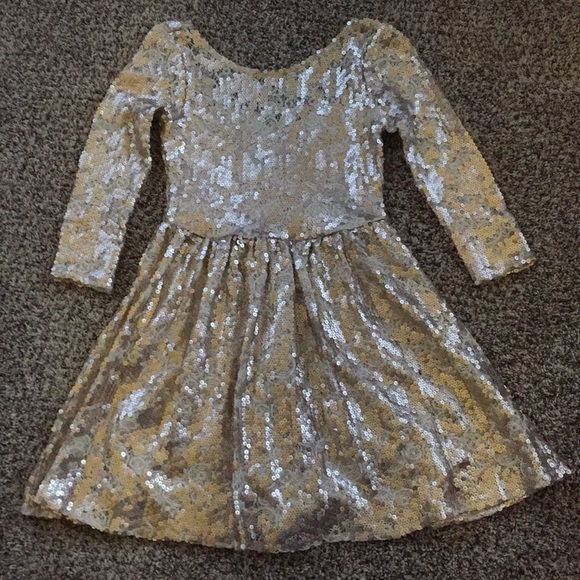 Gianni Bini gold sequin lace cocktail dress. XS - Picture 1 of 4